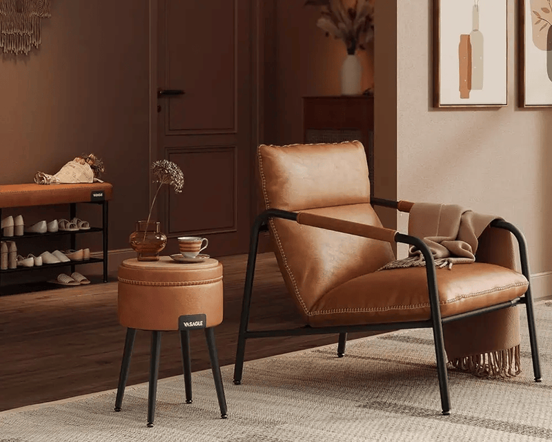 The Shopsite Home-living Ottoman Storage Foot Stool Ottoman Storage Foot Stool