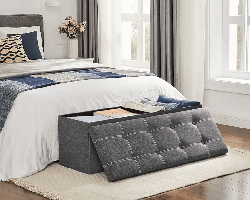 The Shopsite Home-living Storage Ottoman Bench Storage Ottoman Bench