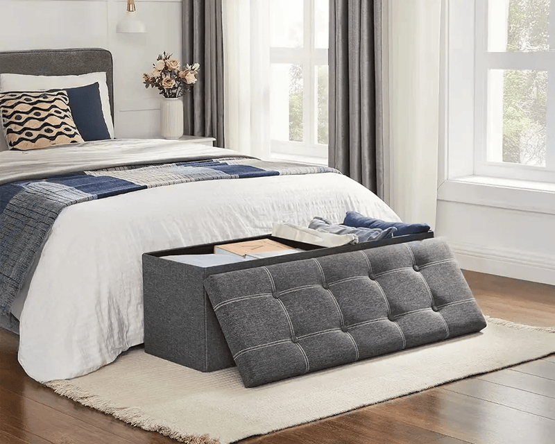 The Shopsite Home-living Storage Ottoman Bench Storage Ottoman Bench