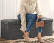 The Shopsite Home-living Storage Ottoman Bench Storage Ottoman Bench