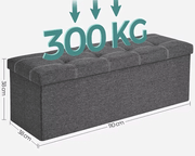 The Shopsite Home-living Storage Ottoman Bench Storage Ottoman Bench