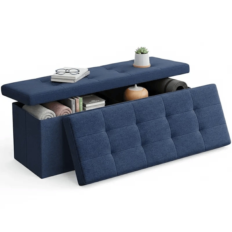 The Shopsite Home-living Ottoman with storage Ottoman with storage