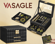 The Shopsite Jewellery-watches Jewellery Box with Mirror Jewellery Box with Mirror