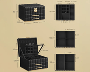 The Shopsite Jewellery-watches Jewellery Box with Mirror Jewellery Box with Mirror