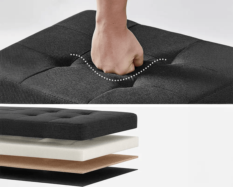 The Shopsite Home-living Ottoman with storage Ottoman with storage