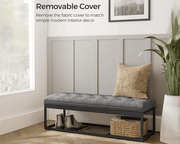 The Shopsite Home-living Storage Ottoman Bench Storage Ottoman Bench