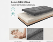 The Shopsite Home-living Storage Ottoman Bench Storage Ottoman Bench