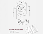The Shopsite Home-living VASAGLE Bedside Table VASAGLE Bedside Table