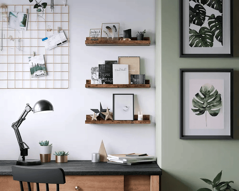 The Shopsite Home-living VASAGLE Wall Shelf Floating Shelves VASAGLE Wall Shelf Floating Shelves