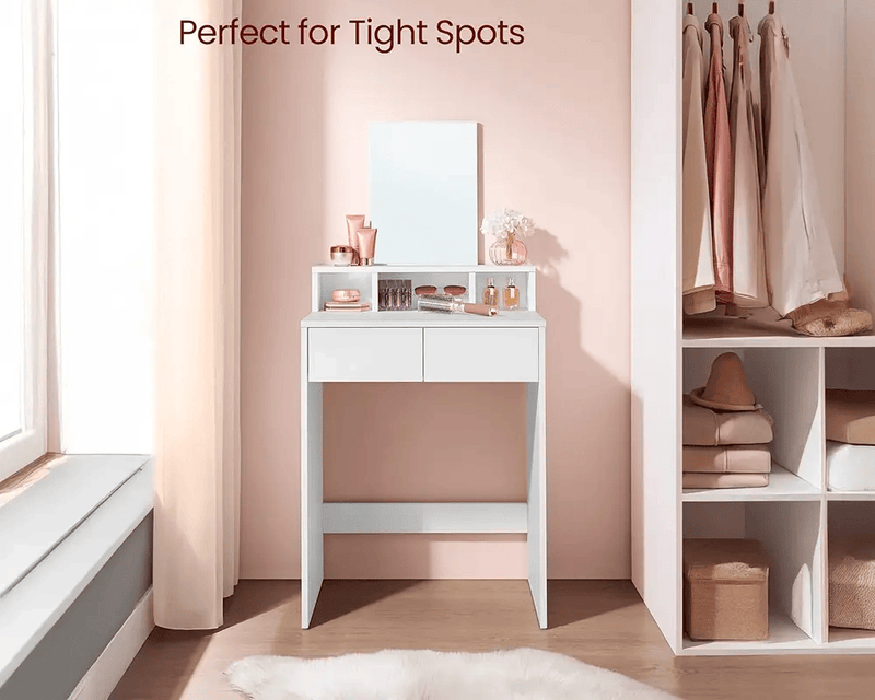 The Shopsite Home-living VASAGLE Dressing Table With Mirror VASAGLE Dressing Table With Mirror