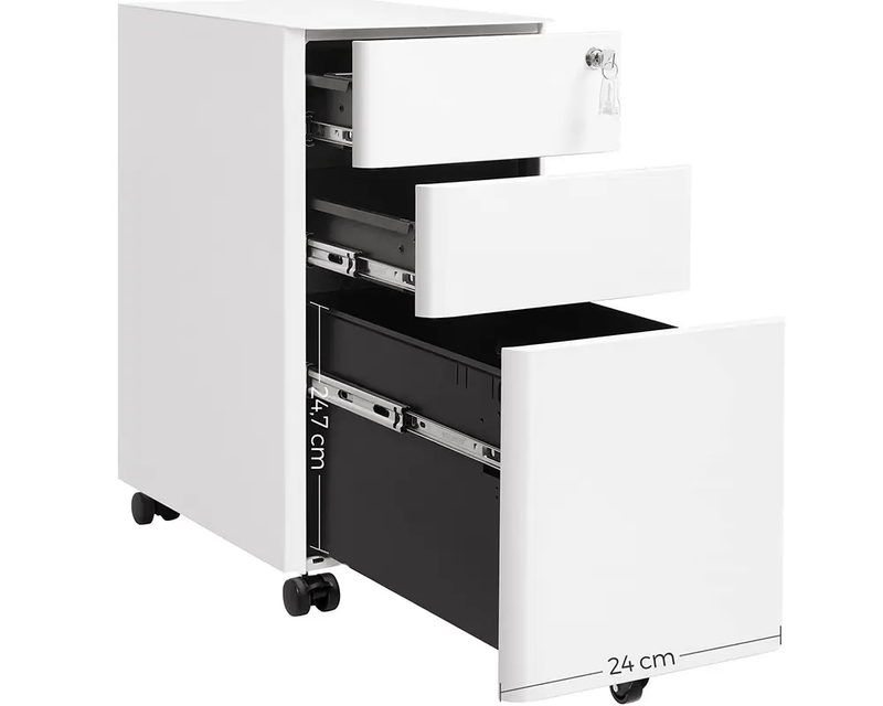 The Shopsite Business SONGMICS Office file Cabinet with Wheels File Organiser SONGMICS Office file Cabinet with Wheels File Organiser