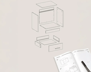 The Shopsite bedside table Bedside Table with Drawers Bedside Table with Drawers