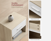 The Shopsite bedside table Bedside Table with Drawers Bedside Table with Drawers