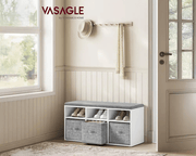 The Shopsite Home-living Vasagle Shoe Rack Bench Vasagle Shoe Rack Bench