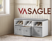 The Shopsite Home-living Vasagle Shoe Rack Bench Vasagle Shoe Rack Bench