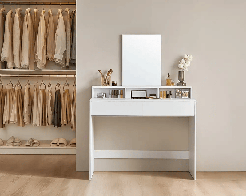 The Shopsite Home-living Dressing Table with Mirror Dressing Table with Mirror