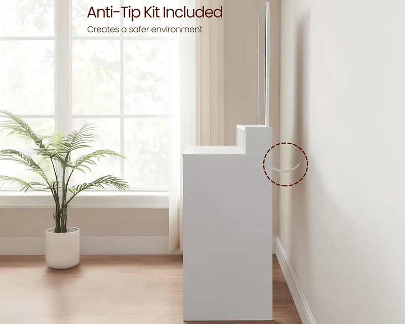 The Shopsite Home-living Dressing Table with Mirror Dressing Table with Mirror