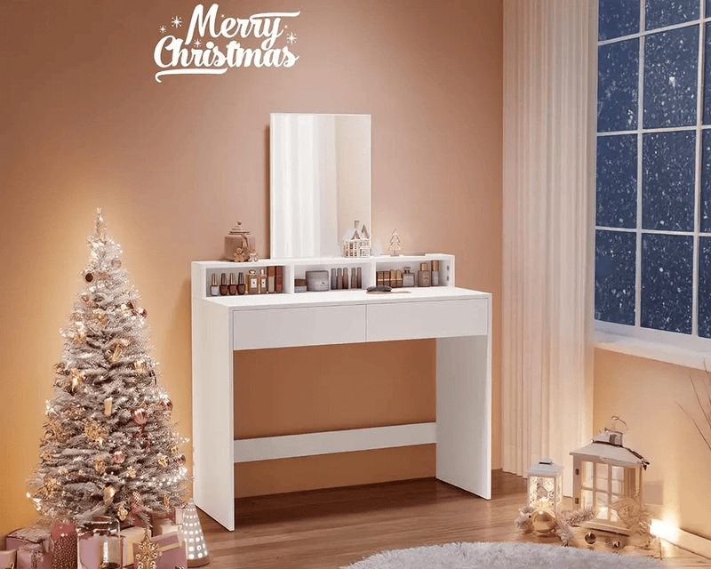 The Shopsite Home-living Dressing Table with Mirror Dressing Table with Mirror