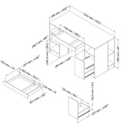 The Shopsite Desk InnoOffice Craft table Computer Desk Table InnoOffice Craft table Computer Desk Table