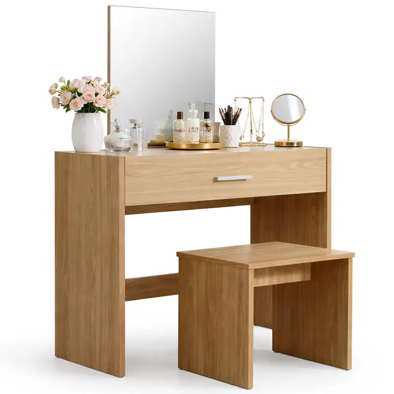 The Shopsite Home-living CURA Dressing Table Brown CURA Dressing Table Brown