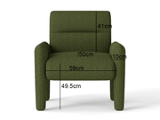 The Shopsite Sofa Dubai Hunter Green Single Seater Sofa Dubai Hunter Green Single Seater Sofa