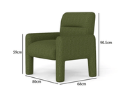 The Shopsite Sofa Dubai Hunter Green Single Seater Sofa Dubai Hunter Green Single Seater Sofa