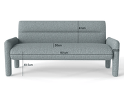The Shopsite Sofa 3 Piece Sofa Set – Dubai Sky Blue 3 Piece Sofa Set – Dubai Sky Blue