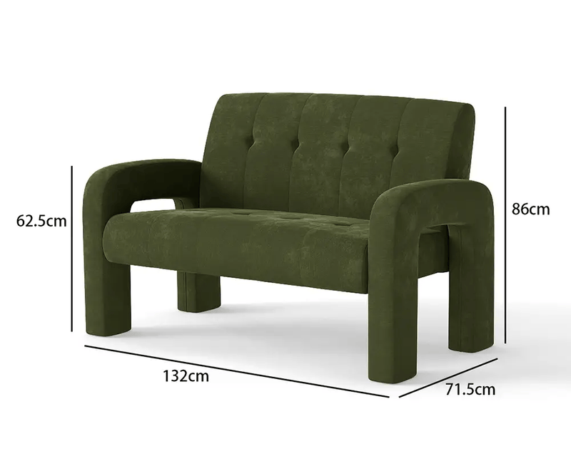 The Shopsite Sofa Milan Hunter Green 2 Seater Sofa Milan Hunter Green 2 Seater Sofa
