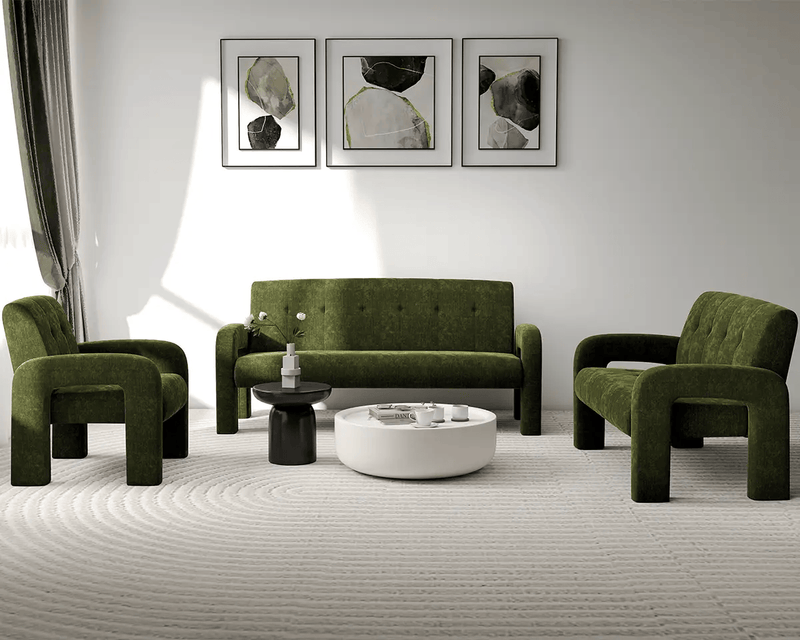 The Shopsite Sofa Milan Hunter Green 2 Seater Sofa Milan Hunter Green 2 Seater Sofa
