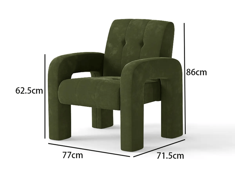 The Shopsite Sofa Modern 1 Seater Sofa Milan Hunter Green Modern 1 Seater Sofa Milan Hunter Green