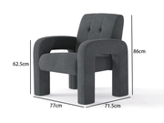 The Shopsite Sofa 3 Piece Milan Charcoal Sofa Set 3 Piece Milan Charcoal Sofa Set