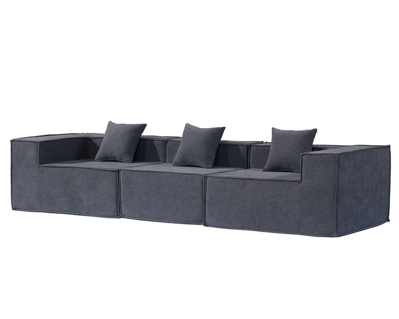 The Shopsite Sofa Modern 3 Seater Modular Sofa Set Modern 3 Seater Modular Sofa Set