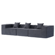 The Shopsite Sofa Modern 3 Seater Modular Sofa Set Modern 3 Seater Modular Sofa Set