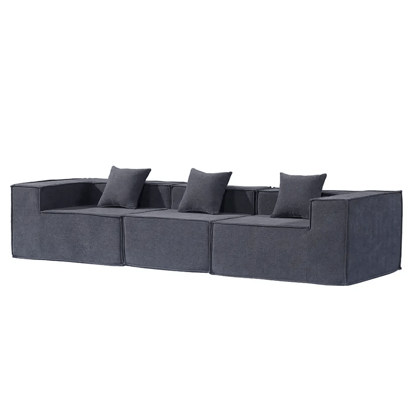 The Shopsite Sofa Modern 3 Seater Modular Sofa Set Modern 3 Seater Modular Sofa Set