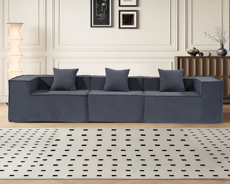 The Shopsite Sofa Modern 3 Seater Modular Sofa Set Modern 3 Seater Modular Sofa Set