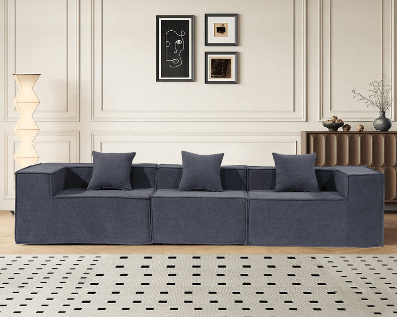 The Shopsite Sofa Modern 3 Seater Modular Sofa Set Modern 3 Seater Modular Sofa Set