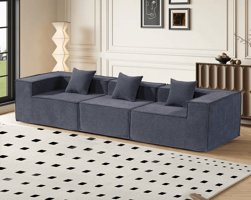 The Shopsite Sofa Modern 3 Seater Modular Sofa Set Modern 3 Seater Modular Sofa Set