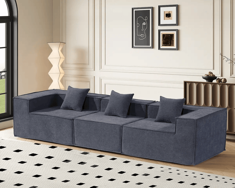 The Shopsite Sofa Modern 3 Seater Modular Sofa Set Modern 3 Seater Modular Sofa Set