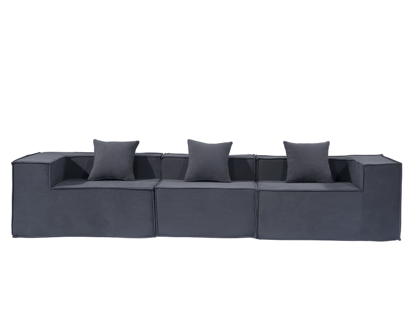 The Shopsite Sofa Modern 3 Seater Modular Sofa Set Modern 3 Seater Modular Sofa Set