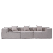 The Shopsite Sofa Compressed Sofa Modern 3 Seater Modular Fabric Sofa Compressed Sofa Modern 3 Seater Modular Fabric Sofa