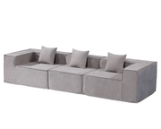 The Shopsite Sofa Compressed Sofa Modern 3 Seater Modular Fabric Sofa Compressed Sofa Modern 3 Seater Modular Fabric Sofa