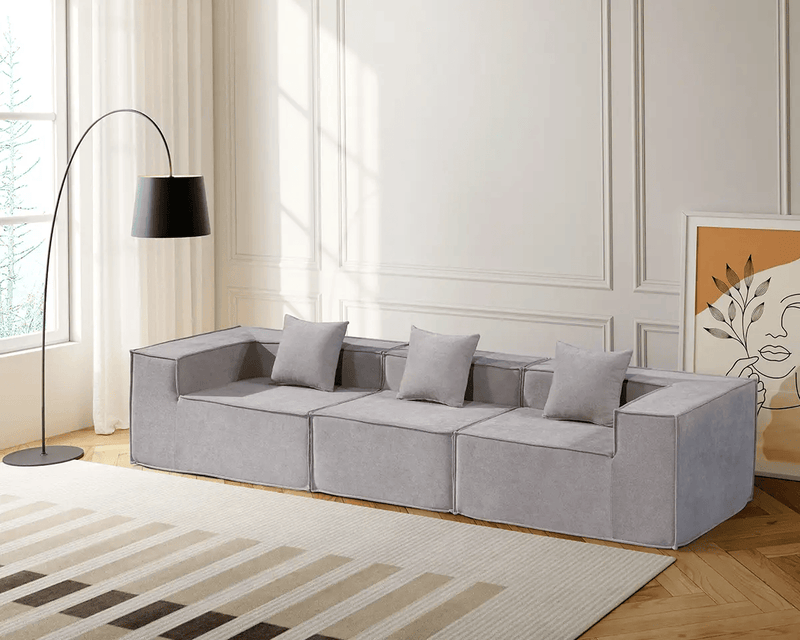 The Shopsite Sofa Compressed Sofa Modern 3 Seater Modular Fabric Sofa Compressed Sofa Modern 3 Seater Modular Fabric Sofa