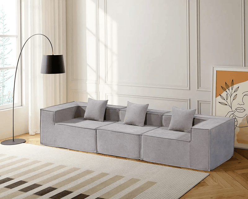 The Shopsite Sofa Compressed Sofa Modern 3 Seater Modular Fabric Sofa Compressed Sofa Modern 3 Seater Modular Fabric Sofa