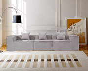 The Shopsite Sofa Compressed Sofa Modern 3 Seater Modular Fabric Sofa Compressed Sofa Modern 3 Seater Modular Fabric Sofa