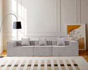 The Shopsite Sofa Compressed Sofa Modern 3 Seater Modular Fabric Sofa Compressed Sofa Modern 3 Seater Modular Fabric Sofa
