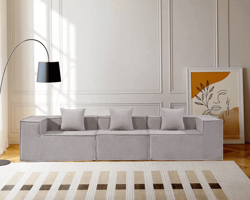The Shopsite Sofa Compressed Sofa Modern 3 Seater Modular Fabric Sofa Compressed Sofa Modern 3 Seater Modular Fabric Sofa