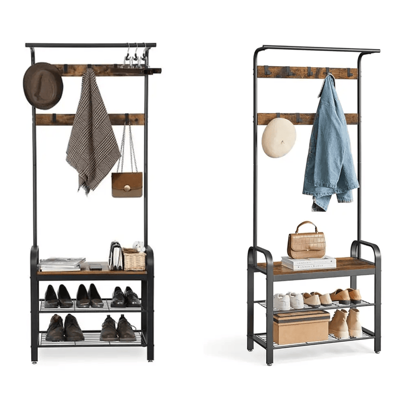 The Shopsite Home-living Vasagle Coat Rack Stand with Shoe Storage Bench Vasagle Coat Rack Stand with Shoe Storage Bench