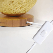 Rattan LED Table Desk Bedside Night Light Lamp 15cm – view 8