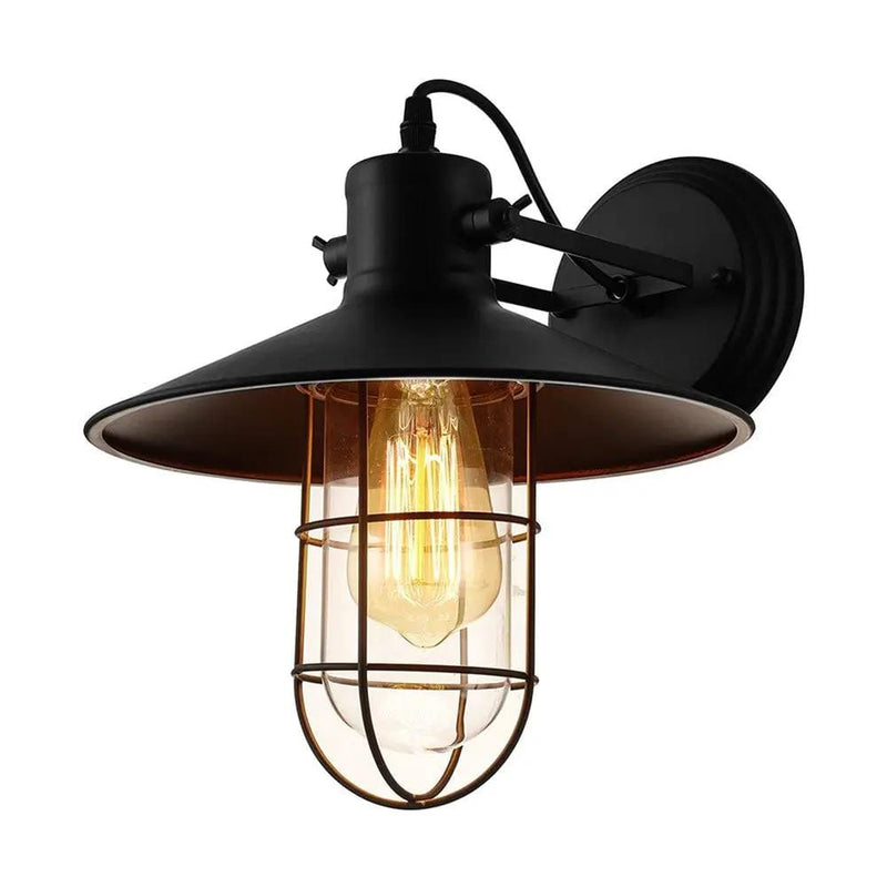 Indoor Wall Lamp Vintage Lighting Kitchen Light Black Wall Sconce – view 1