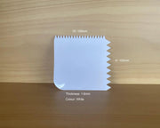 Epoxy Spreader / Plastic Scraper / Notch Adhesive Trowel - Perfect for River Table, Coffee Table, Table Top etc – view 1